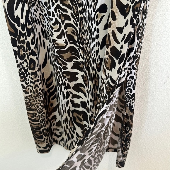 Chico’s Leopard Sleeveless Midi Dress - Picture 7 of 8